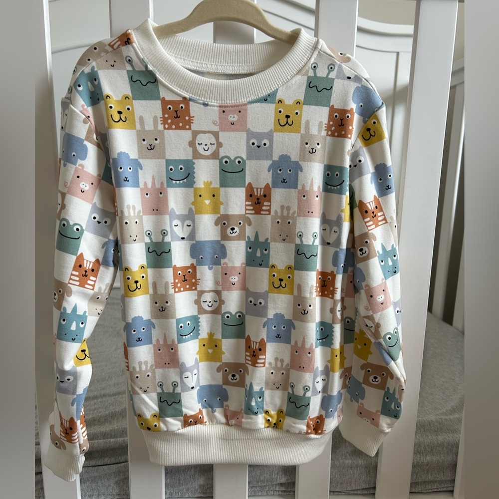Little Sleepies checkmate sweatshirt 3T